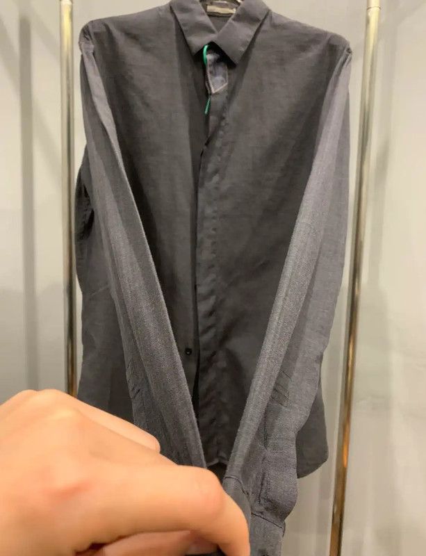 Dior Dior Black Cotton Long Sleeve Shirt for Men 0089 Size US S / EU 44-46 / 1 - 4 Thumbnail