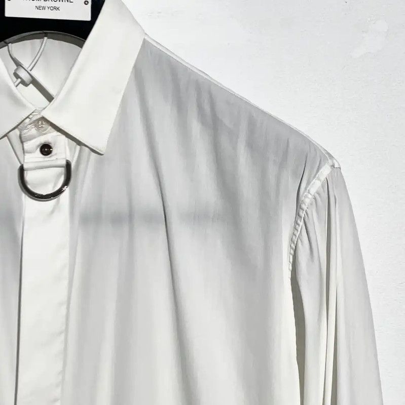 Dior Dior Men's Long Sleeve Shirt in White 0089 Size US M / EU 48-50 / 2 - 2 Thumbnail