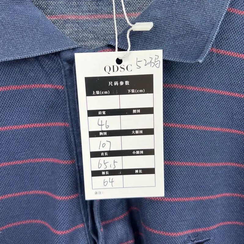 Dior Dior Men's Navy Cotton Long Sleeve Polo 0089 Size US M / EU 48-50 / 2 - 6 Thumbnail