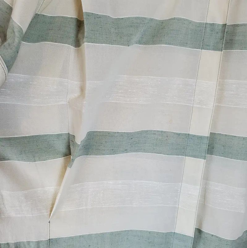 Dior Dior Beige Striped Short Sleeve Shirt 0089 Size US M / EU 48-50 / 2 - 9 Thumbnail