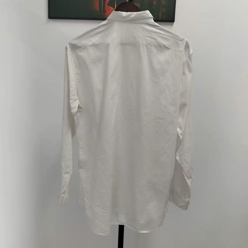 Dior Dior White Cotton Long Sleeve Shirt for Spring 0089 Size US S / EU 44-46 / 1 - 2 Thumbnail
