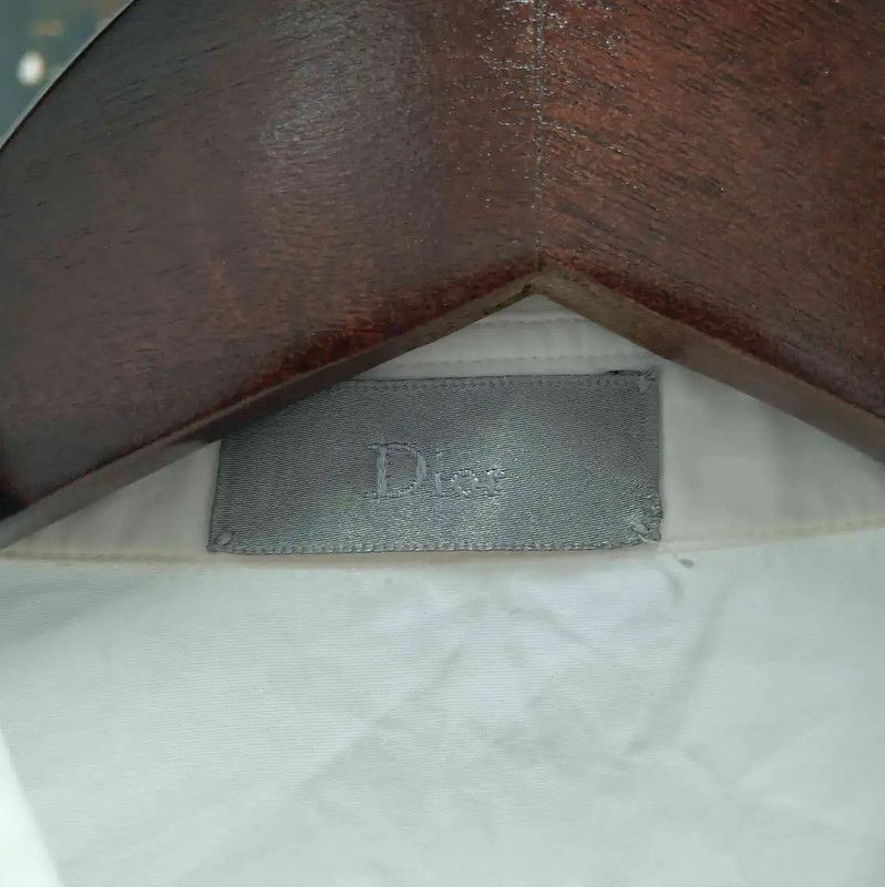 Dior Dior White Cotton Long Sleeve Shirt for Spring 0089 Size US S / EU 44-46 / 1 - 3 Thumbnail