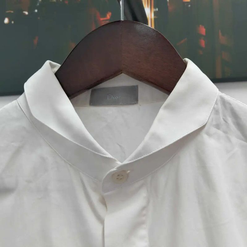 Dior Dior White Cotton Long Sleeve Shirt for Spring 0089 Size US S / EU 44-46 / 1 - 6 Thumbnail