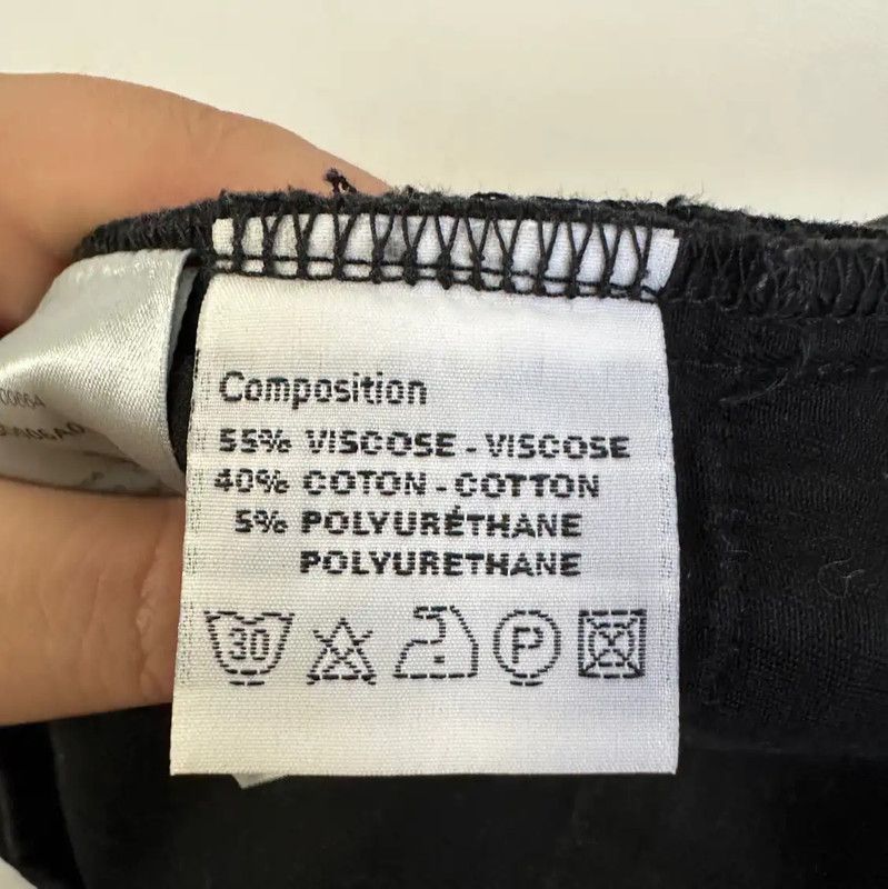 Dior Dior Black Cotton Men's Casual Pants 0089 Size US 26 / EU 42 - 4 Thumbnail