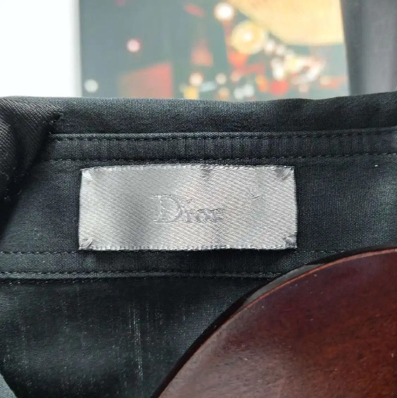 Dior Dior Black Cotton Blend Short Sleeve Shirt 0089 Size US M / EU 48-50 / 2 - 3 Thumbnail
