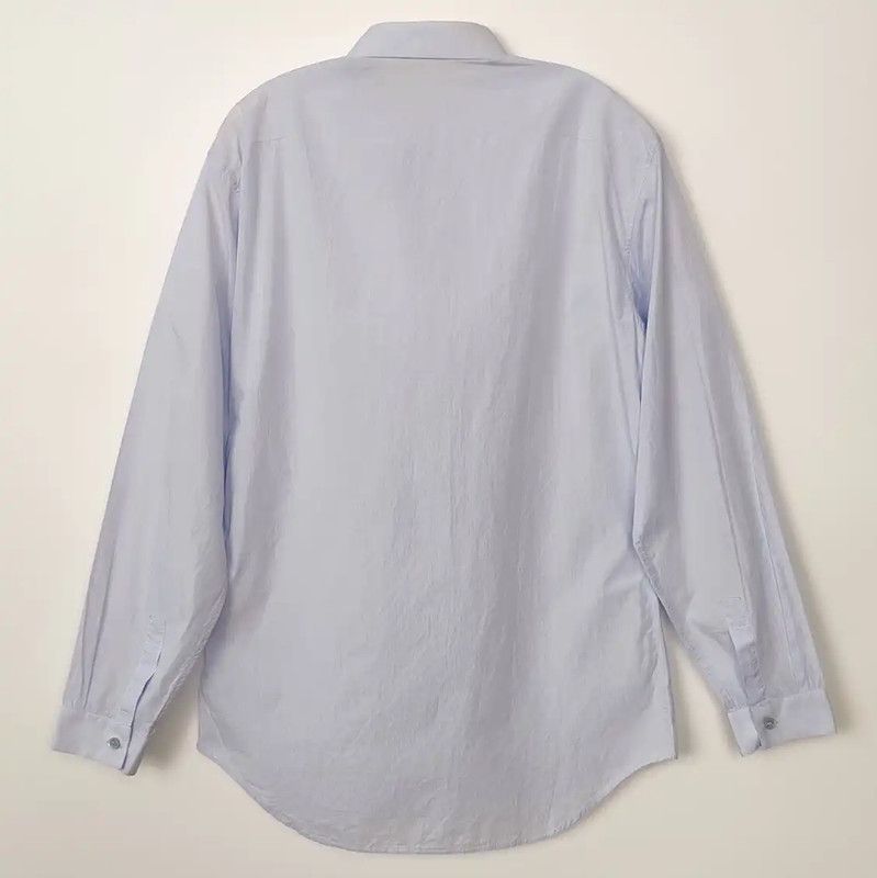 Dior Dior Light Blue Cotton Men's Shirt 0089 Size US M / EU 48-50 / 2 - 2 Thumbnail