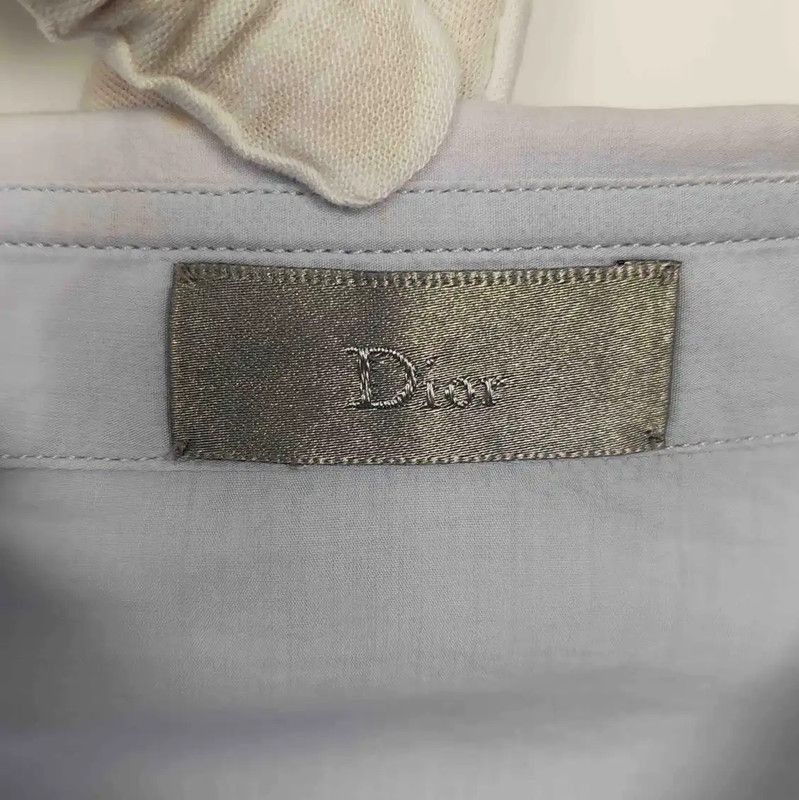 Dior Dior Light Blue Cotton Men's Shirt 0089 Size US M / EU 48-50 / 2 - 3 Thumbnail