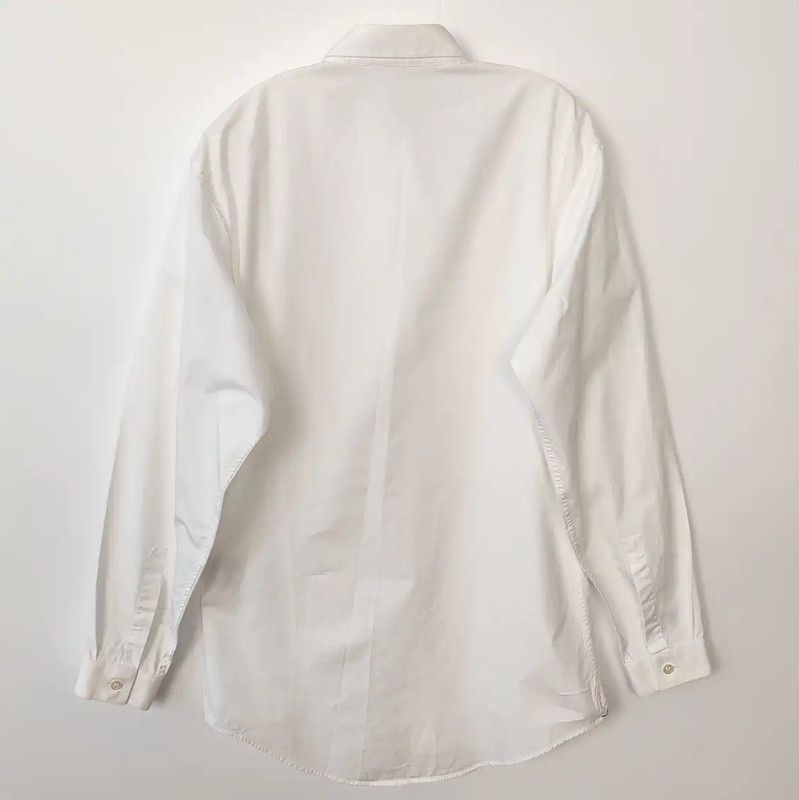 Dior Dior White Cotton Long Sleeve Shirt 0089 Size US M / EU 48-50 / 2 - 2 Thumbnail