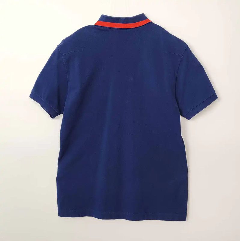 Dior Dior Men's Blue Cotton Polo Shirt 0089 Size US XL / EU 56 / 4 - 2 Thumbnail