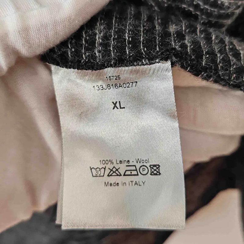 Dior Dior Black Wool Men's T-Shirt Size XL 0089 Size US XL / EU 56 / 4 - 4 Thumbnail