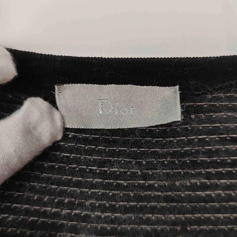Dior Dior Black Wool Men's T-Shirt Size XL 0089 Size US XL / EU 56 / 4 - 3 Thumbnail