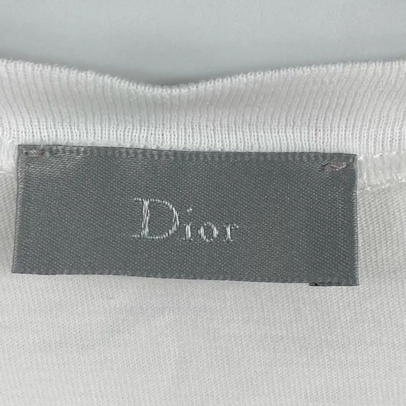 Dior Dior Summer Men's White Cotton T-Shirt 0089 Size US M / EU 48-50 / 2 - 3 Thumbnail