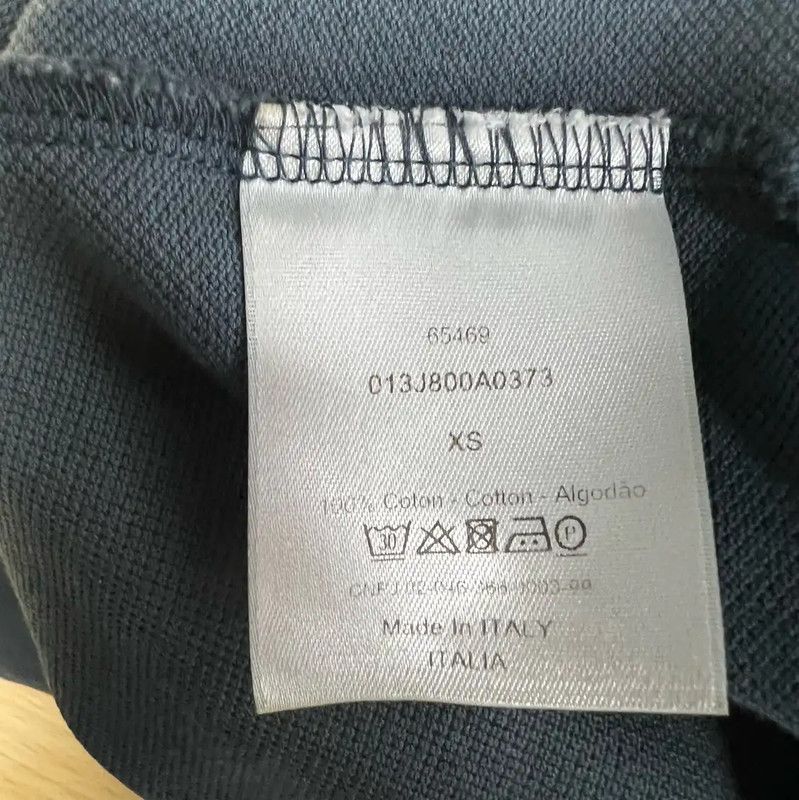 Dior Dior Men's Navy Cotton Polo Shirt 0089 Size US XS / EU 42 / 0 - 4 Thumbnail