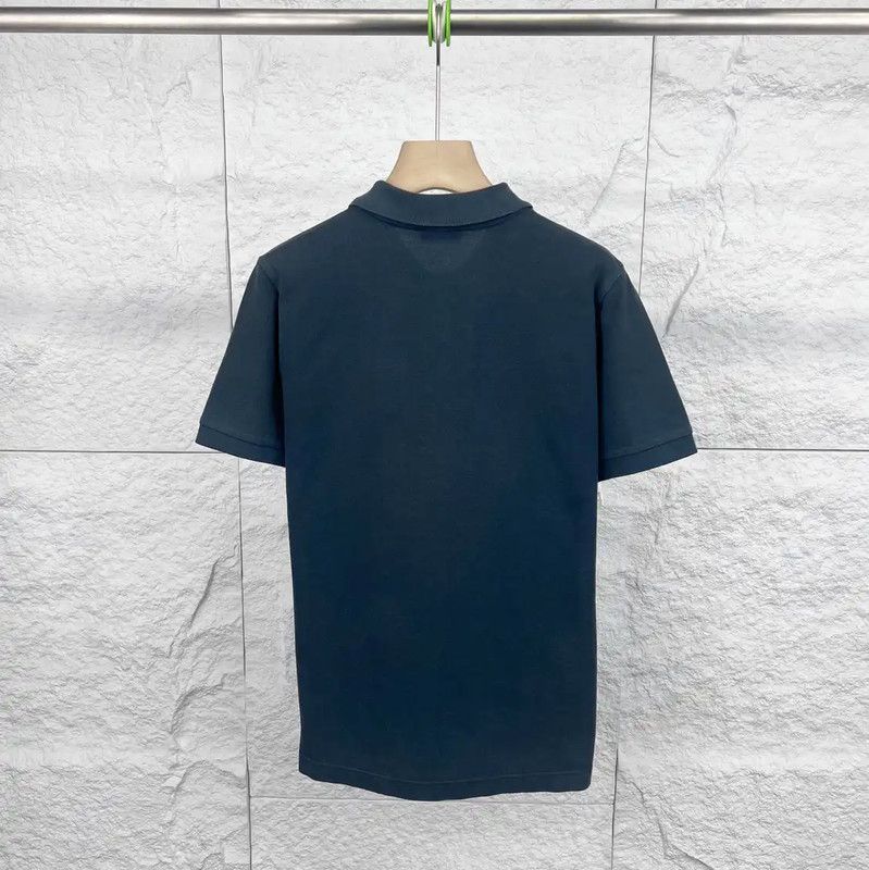 Dior Dior Men's Navy Cotton Polo Shirt 0089 Size US XS / EU 42 / 0 - 2 Thumbnail