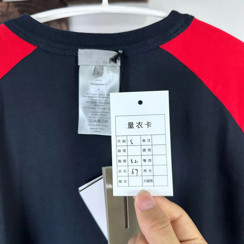 Dior Dior Red Cotton Men's T-Shirt 0089 Size US S / EU 44-46 / 1 - 8 Thumbnail
