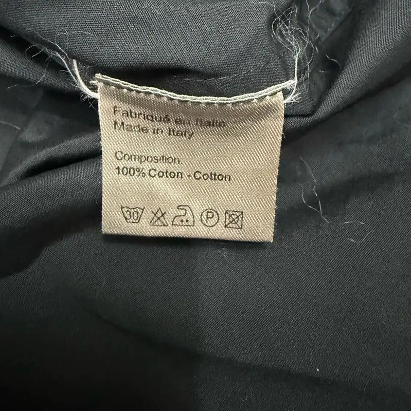 Dior Dior Black Cotton Long Sleeve Shirt 0089 Size US M / EU 48-50 / 2 - 4 Thumbnail