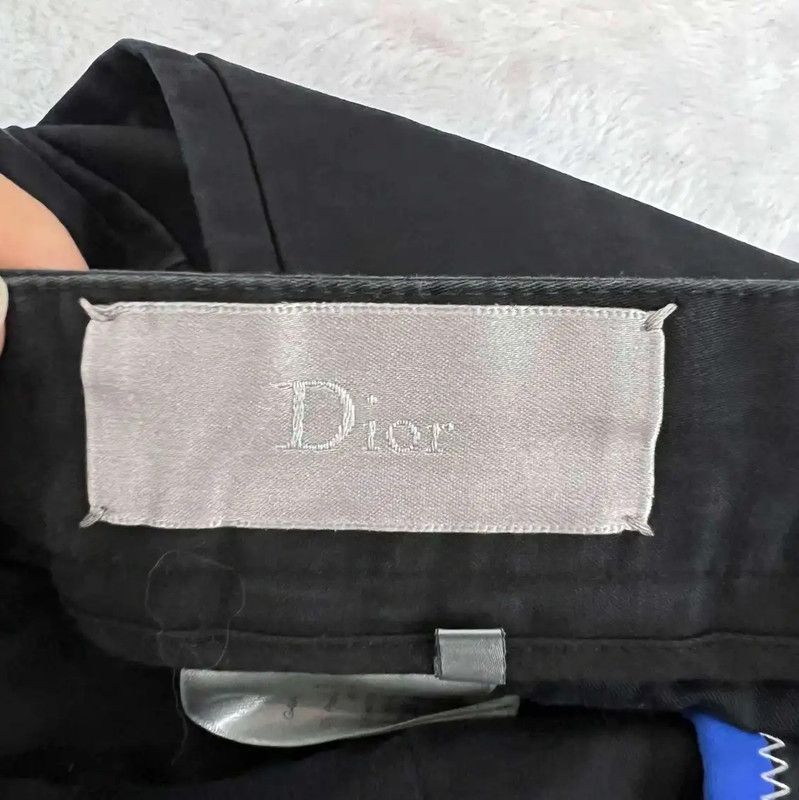 Dior Dior Black Cotton Casual Pants for Men 0089 Size US 32 / EU 48 - 3 Thumbnail