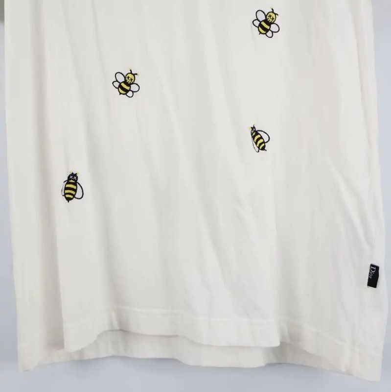 Dior Dior White Cotton Embroidered Short Sleeve T-Shirt 0089 Size US XS / EU 42 / 0 - 4 Thumbnail