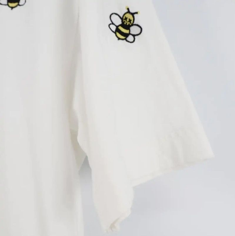 Dior Dior White Cotton Embroidered Short Sleeve T-Shirt 0089 Size US XS / EU 42 / 0 - 3 Thumbnail