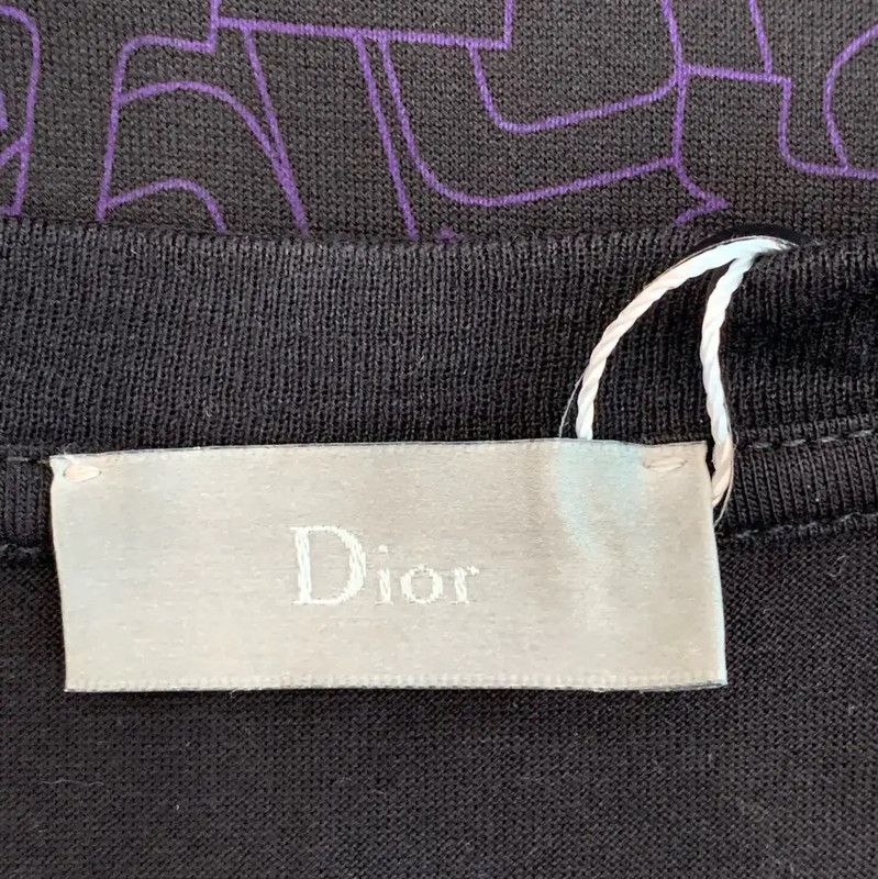 Dior Dior Men's Cotton Purple T-Shirt 0089 Size US M / EU 48-50 / 2 - 4 Thumbnail
