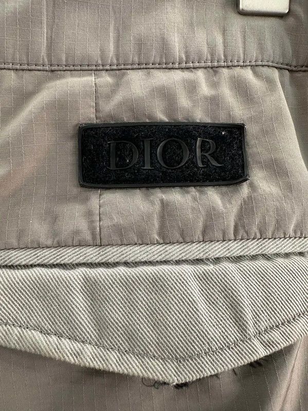 Dior Dior Gray Polyester Casual Pants for Men 0089 Size US 27 - 4 Thumbnail