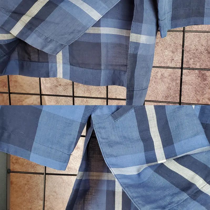Dior Dior Blue Cotton Plaid Long Sleeve Cardigan 0089 Size US S / EU 44-46 / 1 - 4 Thumbnail