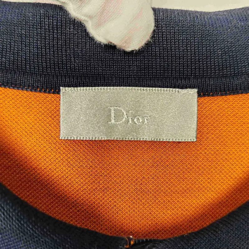 Dior Dior Cotton Polo in Navy Blue 0089 Size US M / EU 48-50 / 2 - 3 Thumbnail
