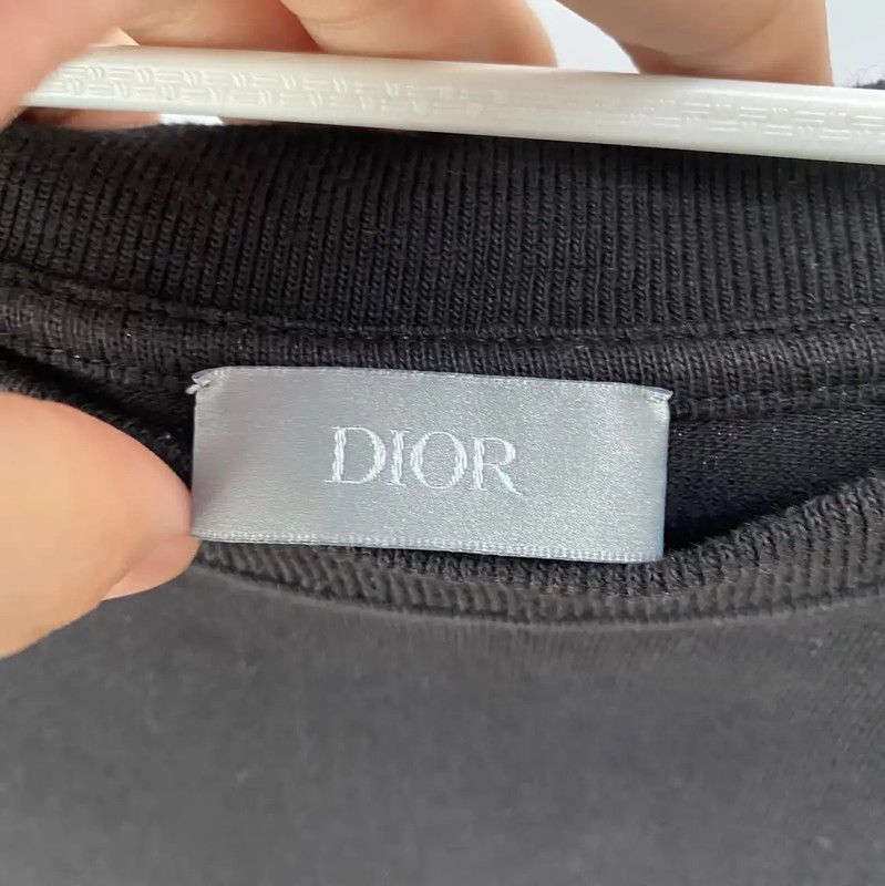 Dior Dior Black Cotton Men's T-Shirt 0089 Size US S / EU 44-46 / 1 - 3 Thumbnail