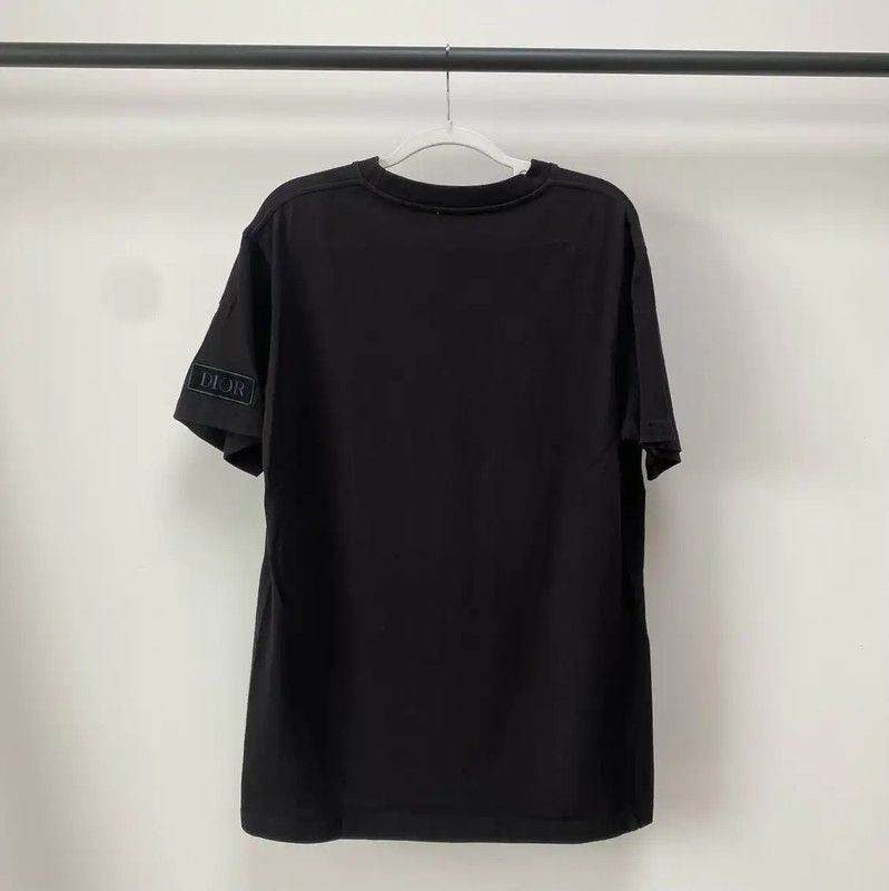 Dior Dior Black Cotton Men's T-Shirt 0089 Size US S / EU 44-46 / 1 - 2 Thumbnail