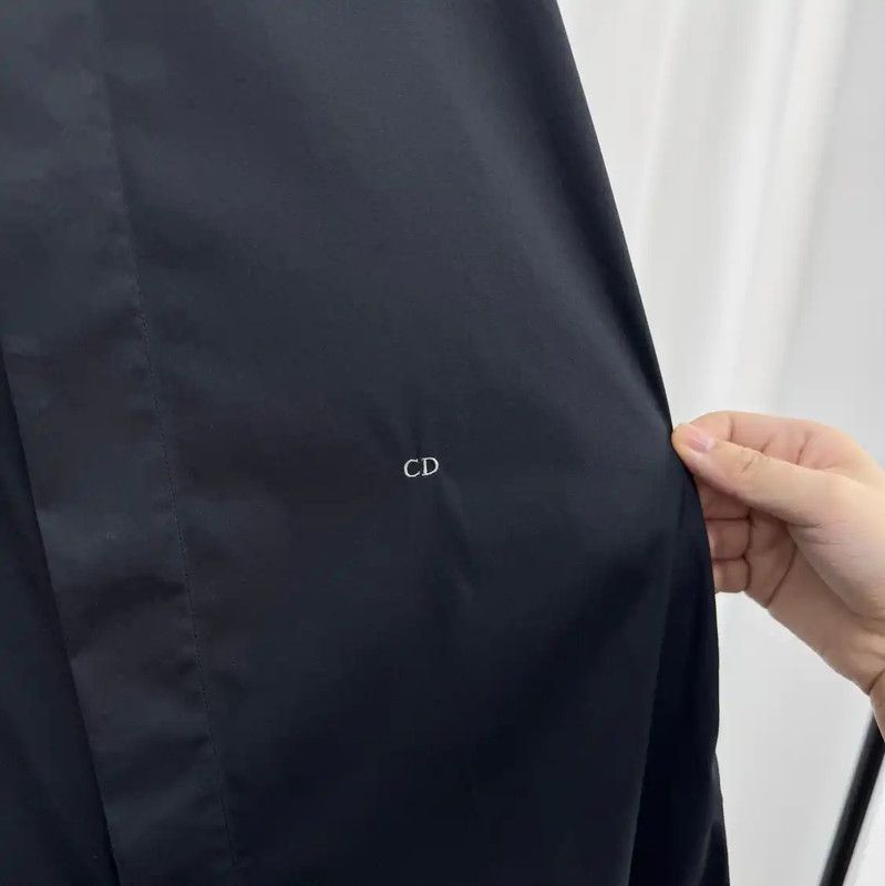 Dior Dior Black Long Sleeve Cotton Blend Shirt 0089 Size US M / EU 48-50 / 2 - 4 Thumbnail