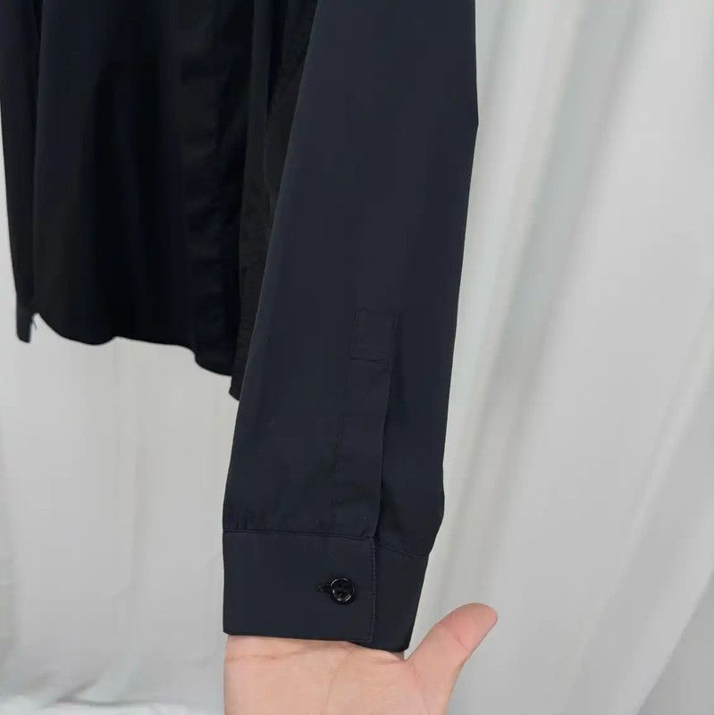 Dior Dior Black Long Sleeve Cotton Blend Shirt 0089 Size US M / EU 48-50 / 2 - 5 Thumbnail