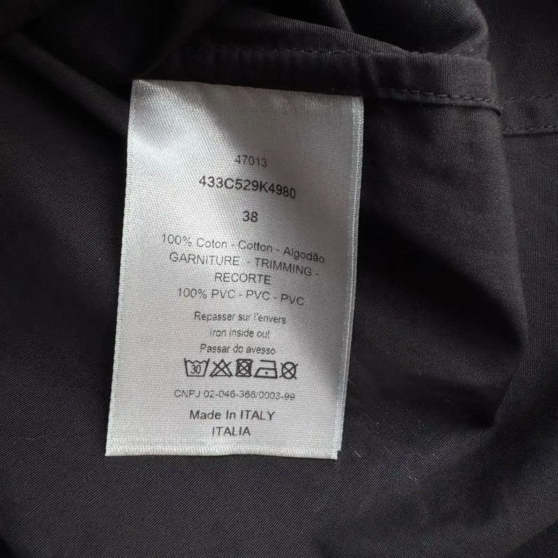 Dior Dior Black Men's Long Sleeve Shirt with Embroidery 0089 Size US S / EU 44-46 / 1 - 5 Thumbnail