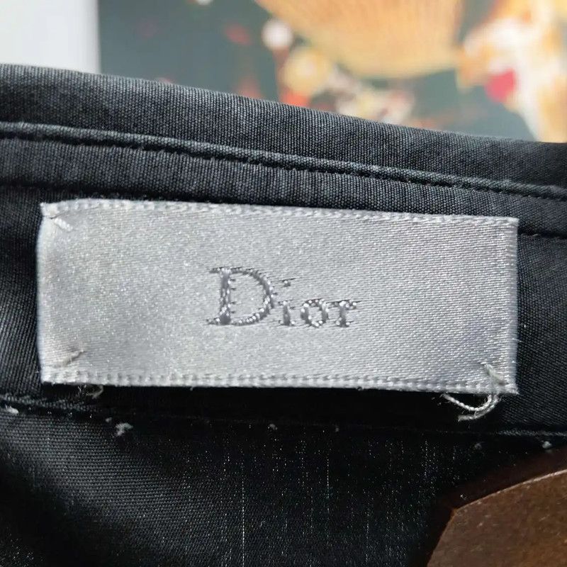 Dior Dior Black Cotton Long Sleeve Shirt for Men 0089 Size US S / EU 44-46 / 1 - 3 Thumbnail