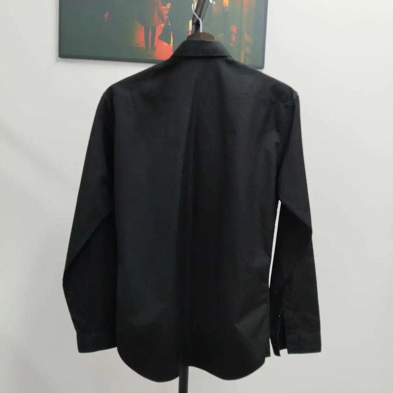Dior Dior Black Cotton Long Sleeve Shirt for Men 0089 Size US S / EU 44-46 / 1 - 2 Thumbnail