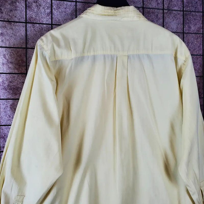 Dior Dior Men's Yellow Long Sleeve Cotton Shirt 0089 Size US M / EU 48-50 / 2 - 7 Thumbnail