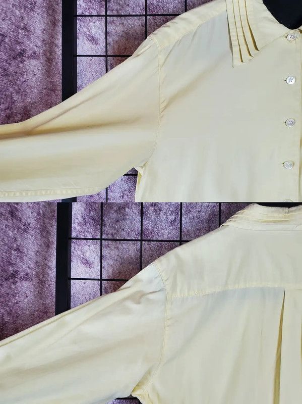 Dior Dior Men's Yellow Long Sleeve Cotton Shirt 0089 Size US M / EU 48-50 / 2 - 5 Thumbnail