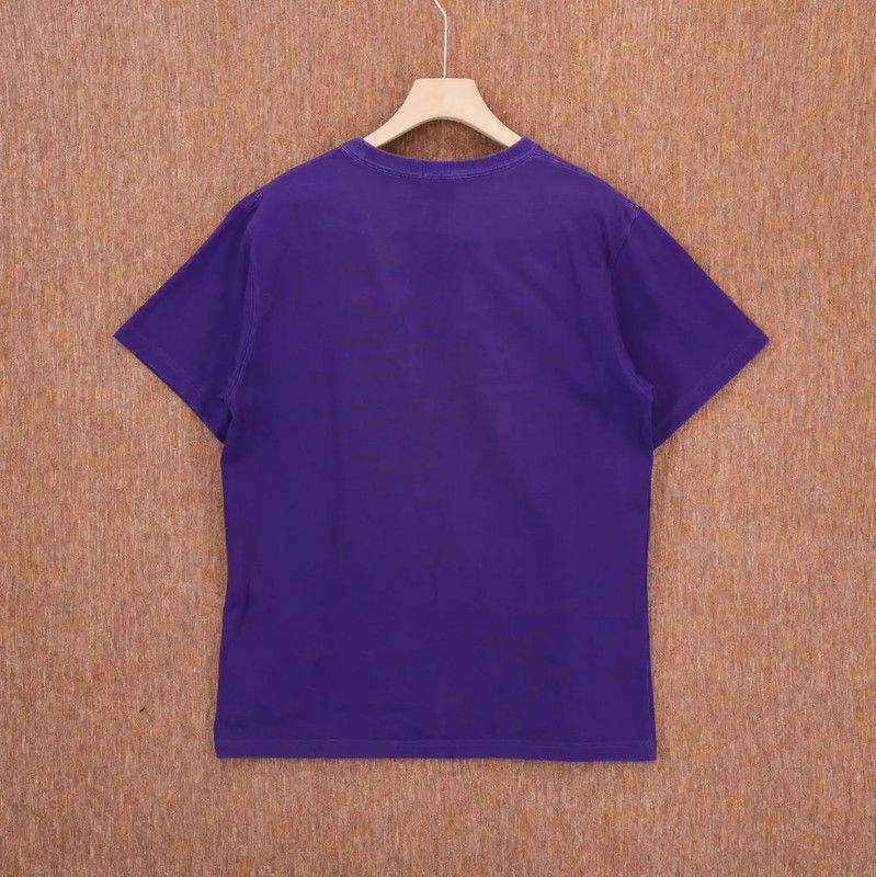 Dior Dior Purple Printed Logo Men's T-Shirt 0089 Size US XL / EU 56 / 4 - 2 Thumbnail