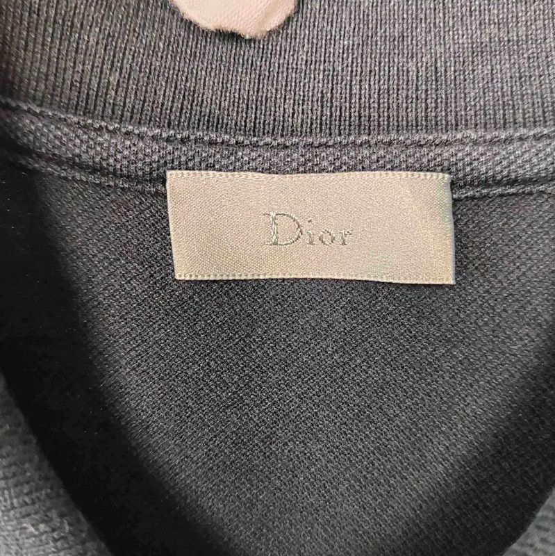Dior Dior Black Cotton Men's Polo Shirt 0089 Size US M / EU 48-50 / 2 - 3 Thumbnail