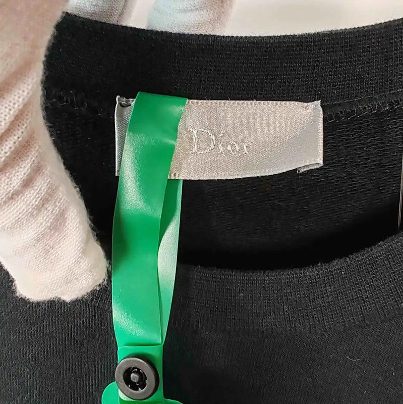 Dior Dior Black Cotton Men's T-Shirt 0089 Size US S / EU 44-46 / 1 - 3 Thumbnail