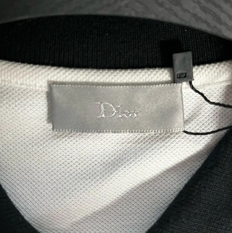 Dior Dior White Men's Polo Shirt Size L 0089 Size US L / EU 52-54 / 3 - 3 Thumbnail