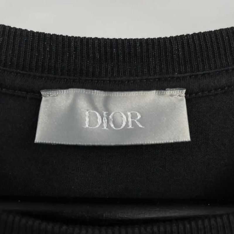 Dior Dior Black Cotton Short Sleeve T-Shirt 0089 Size US L / EU 52-54 / 3 - 3 Thumbnail