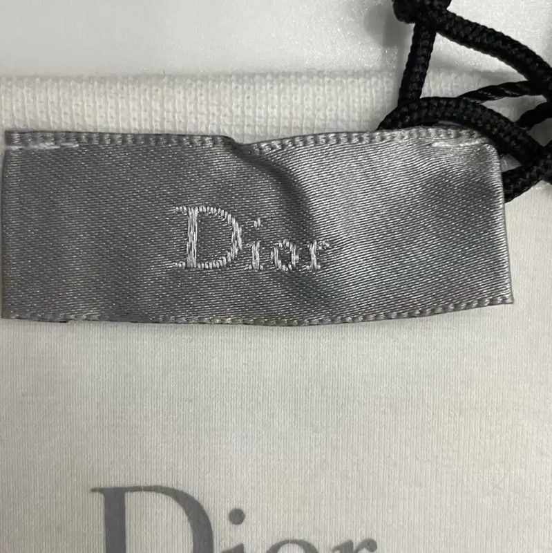 Dior Dior White Long Sleeve Cotton T-Shirt for Men 0089 Size US XXL / EU 58 / 5 - 3 Thumbnail