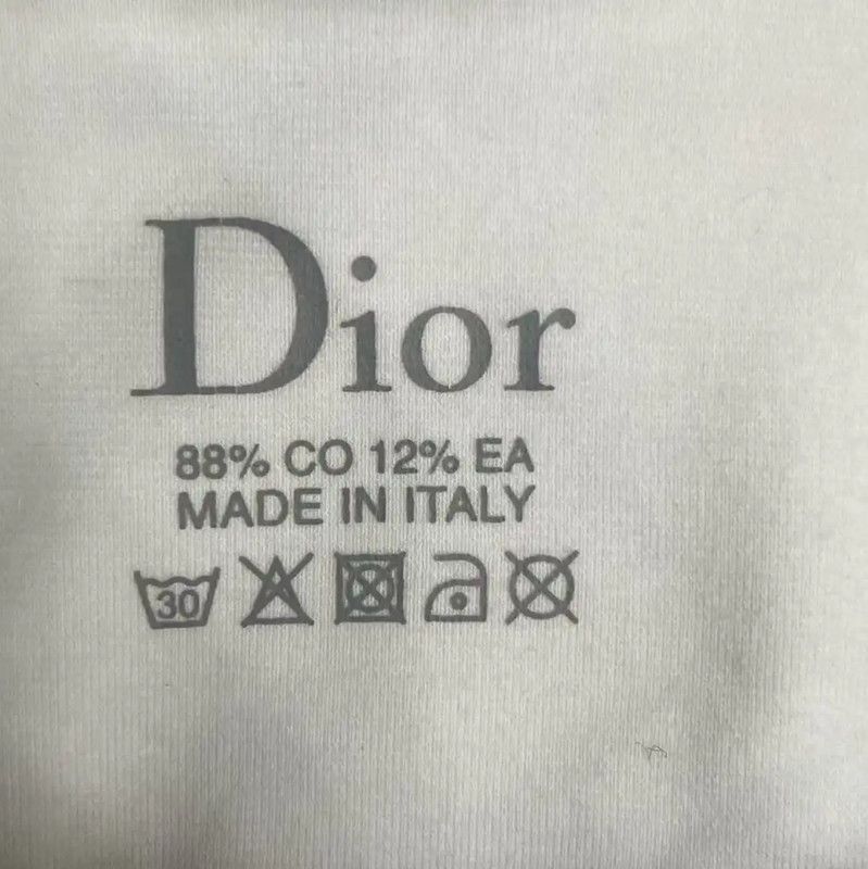 Dior Dior White Long Sleeve Cotton T-Shirt for Men 0089 Size US XXL / EU 58 / 5 - 5 Thumbnail