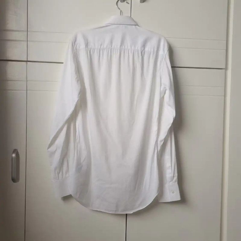 Dior Dior White Cotton Embroidered Long Sleeve Shirt 0089 Size US L / EU 52-54 / 3 - 3 Thumbnail