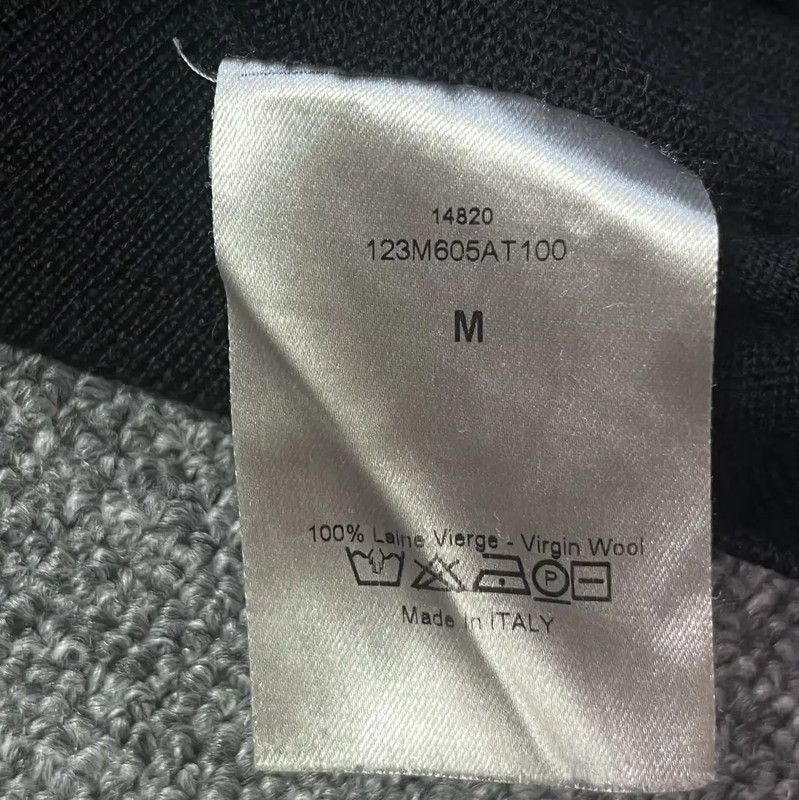 Dior Dior Black Wool Pullover Sweater for Men 0089 Size US M / EU 48-50 / 2 - 4 Thumbnail