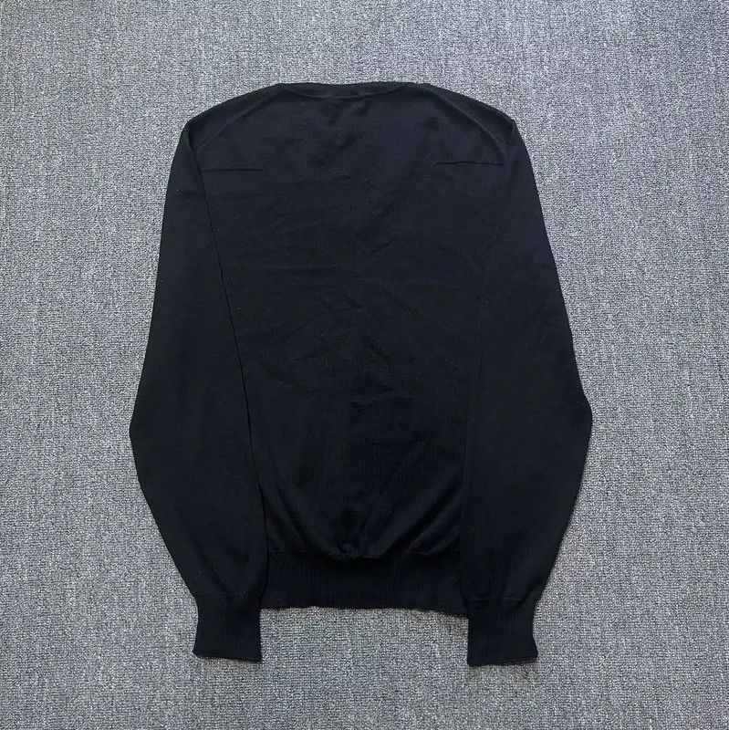 Dior Dior Black Wool Pullover Sweater for Men 0089 Size US M / EU 48-50 / 2 - 2 Thumbnail