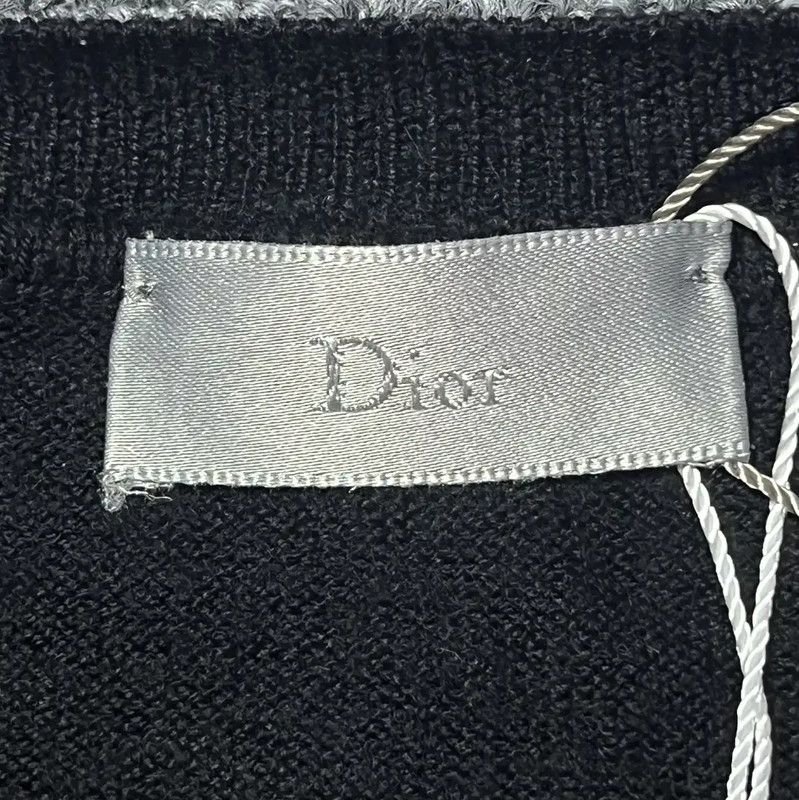 Dior Dior Black Wool Pullover Sweater for Men 0089 Size US M / EU 48-50 / 2 - 3 Thumbnail