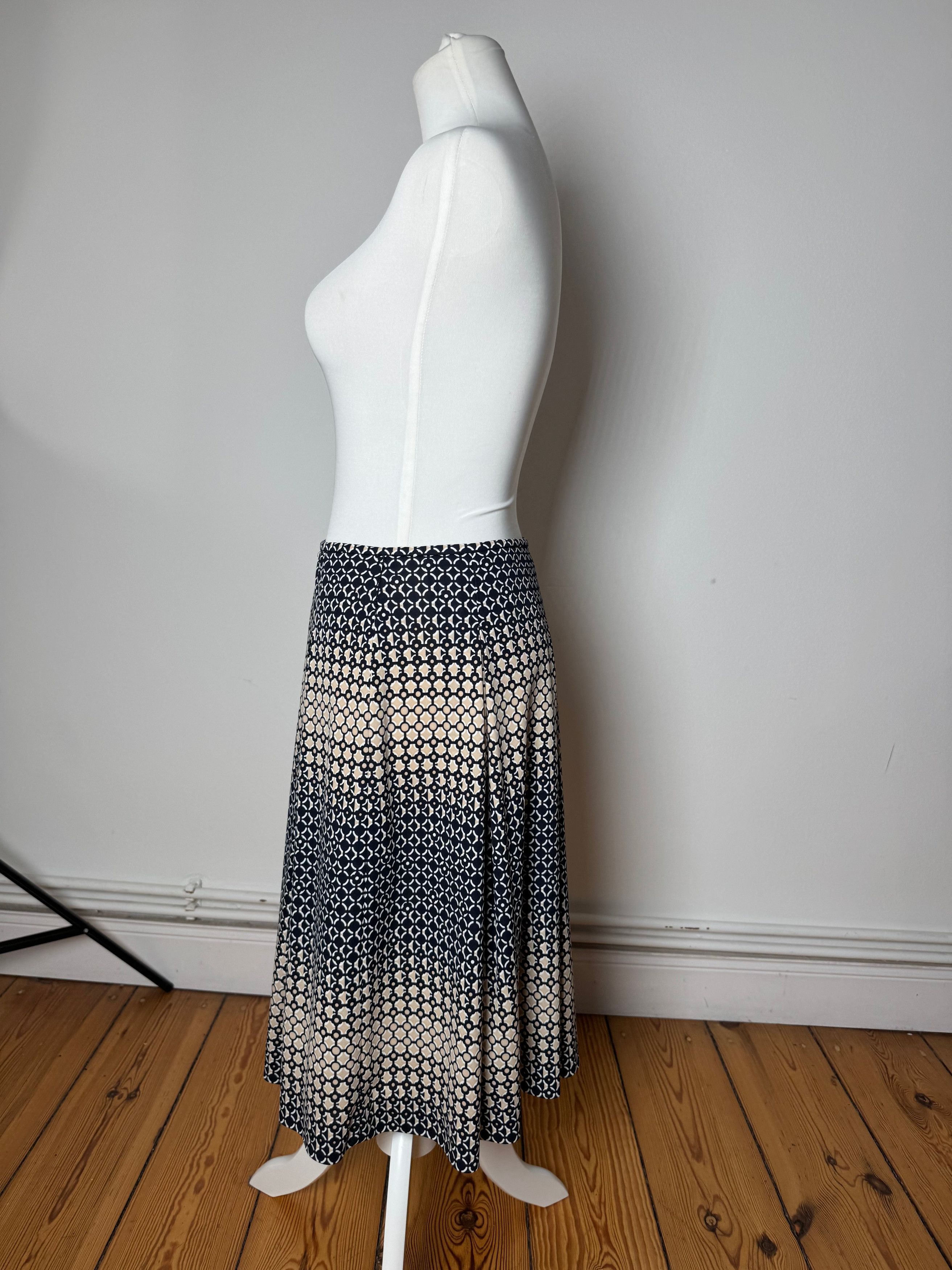 Courreges Vintage Givenchy Skirt Brown Black 36/S Size 30" / US 8 / IT 44 - 2 Thumbnail