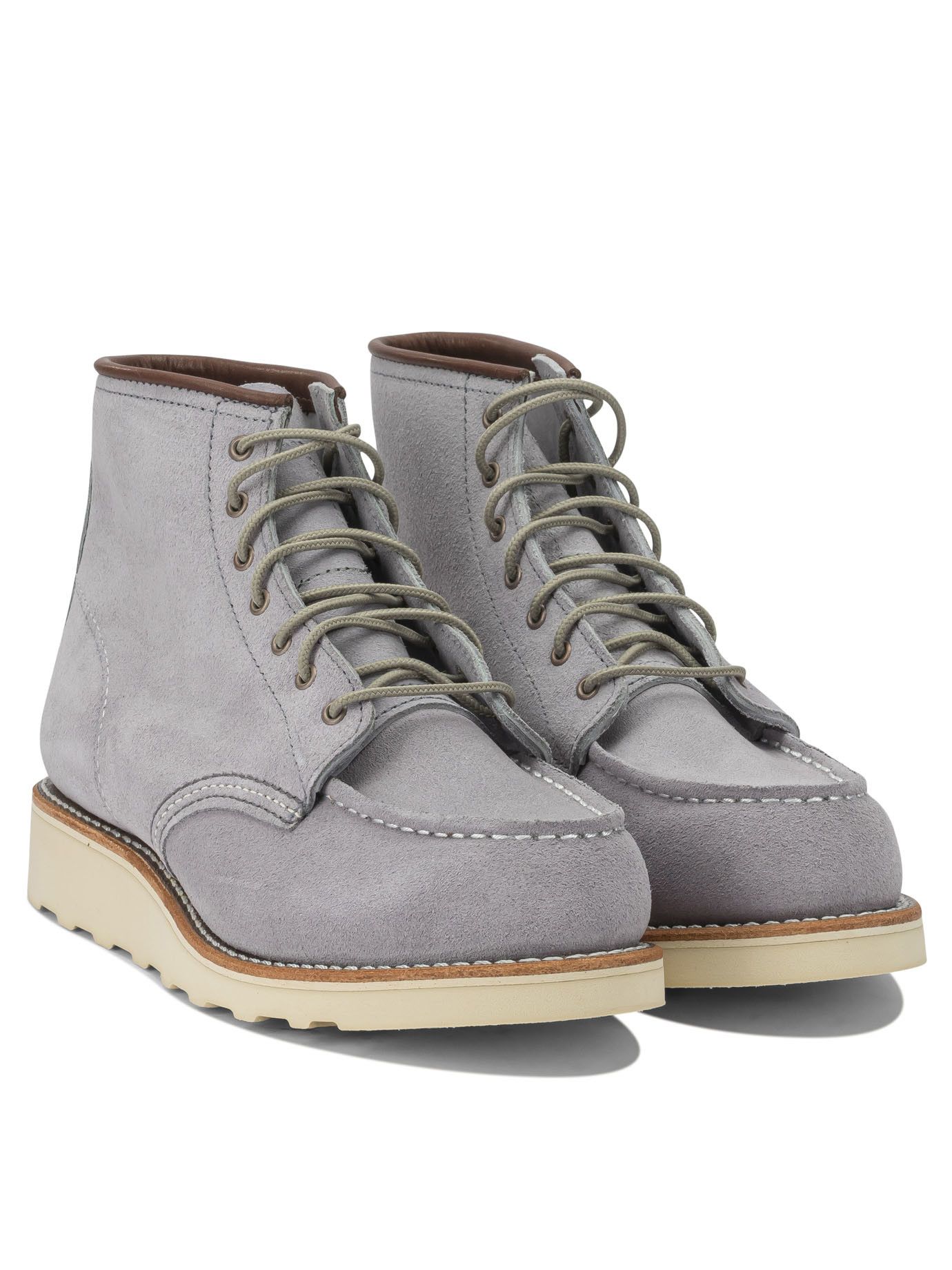 Red Wing Red Wing Shoes 6'' Moc Toe 3300 Dusty Lavender Abilene Lace-Up Ankle Boots US 9 Women - USA Duties Paid Size US 9 / IT 39 - 2 Thumbnail