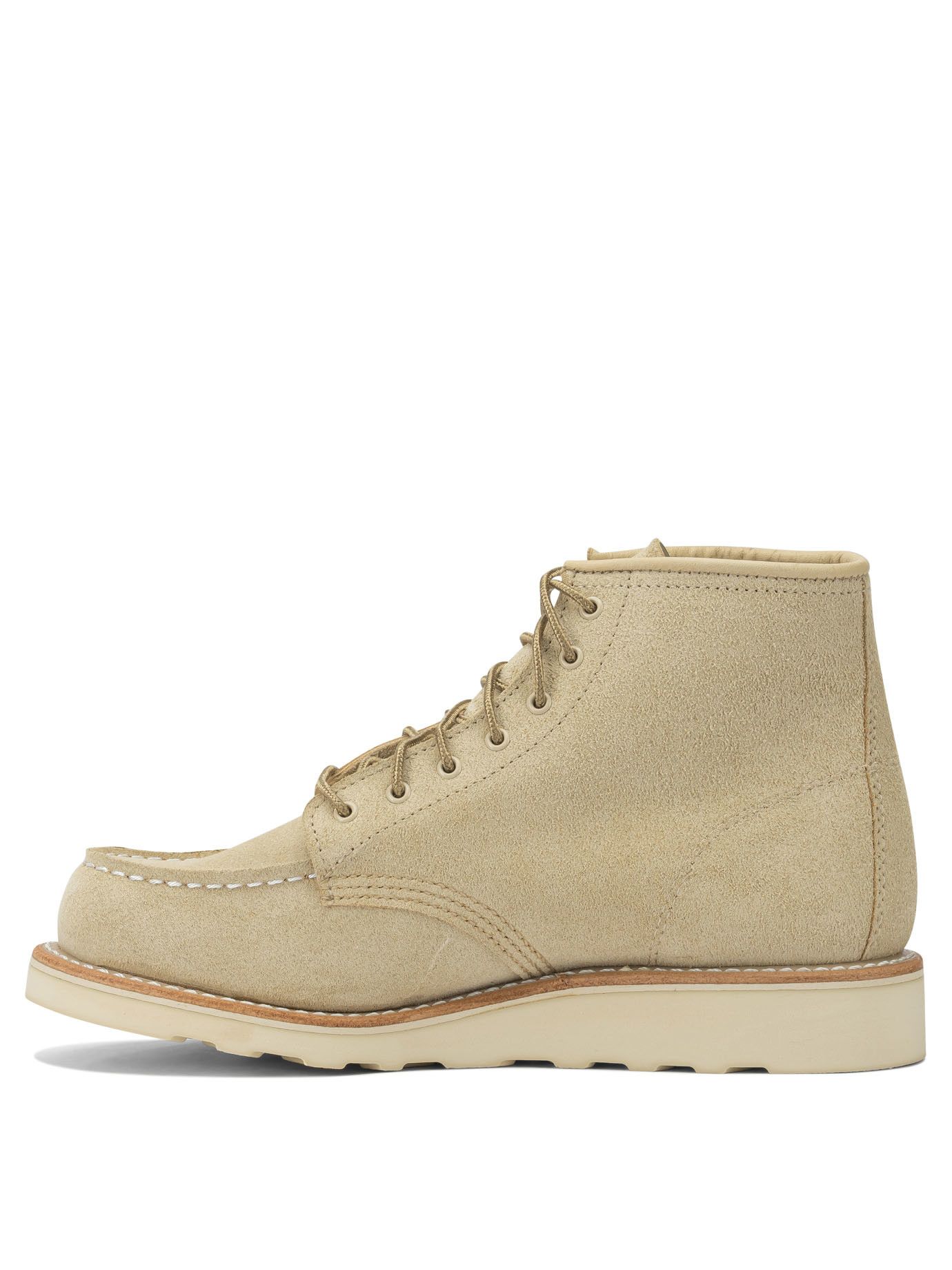 Red Wing Red Wing Shoes 6'' Moc Toe 3328 Cream Abilen Lace-Up Ankle Boots US 7 Women - USA Duties Paid Size US 7 / IT 37 - 3 Thumbnail